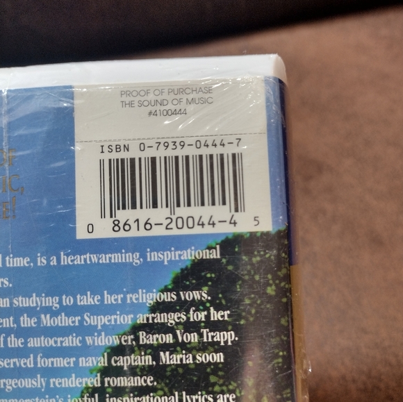 The Sound of Music Original Vintage VHS 1993 Sealed BRAND NEW Condition is as - Picture 9 of 10